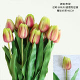 Pu tulip cross-border supply Amazon simulation flower manufacturer family decoration wedding hand held flowers
