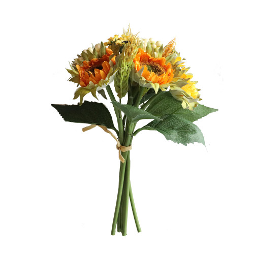 Manufacturers recommend imitations flower wholesale silk flower wedding export family decoration sunflower bundle