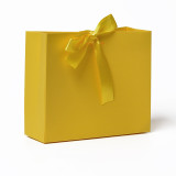 Bowknot decorative color paper bag custom logo square gift paper bag