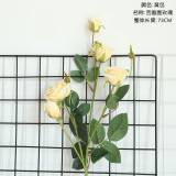 2021Simulated flower manufacturer family decoration wedding holding flower wall plant ins wind 6 roses