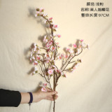Beauty refers to cherry, peach blossom ins wind, Nordic plum simulation flower, family decoration wedding