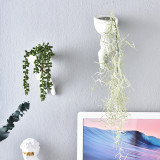 Nordic Abstract Sculpture Flower Pot Nordic Portrait Art White Flower Pot Living Room Decoration