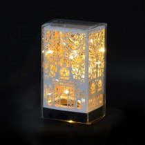 Home Incense Decoration Laser Paper Box for Candle Holder