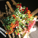 Bean branch Christmas berry imitation flower manufacturer family decoration wedding holding flower road guide flower wall