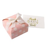 Custom wedding folding  candy cookie paper box gift packaging box in stock