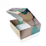 Carton Box For Packing Fold gift Courier Box Luxury Clothing Wig Boxes Custom Logo