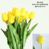 Pu tulip cross-border supply Amazon simulation flower manufacturer family decoration wedding hand held flowers