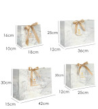Wholesale Customized Patterns  Gift Paper Bags Shopping Bag With  Bow