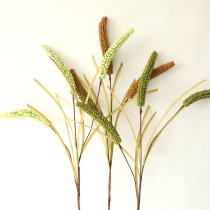 2021Holding cross-border fake flower millet simulation flower manufacturers home decoration wedding INS rose
