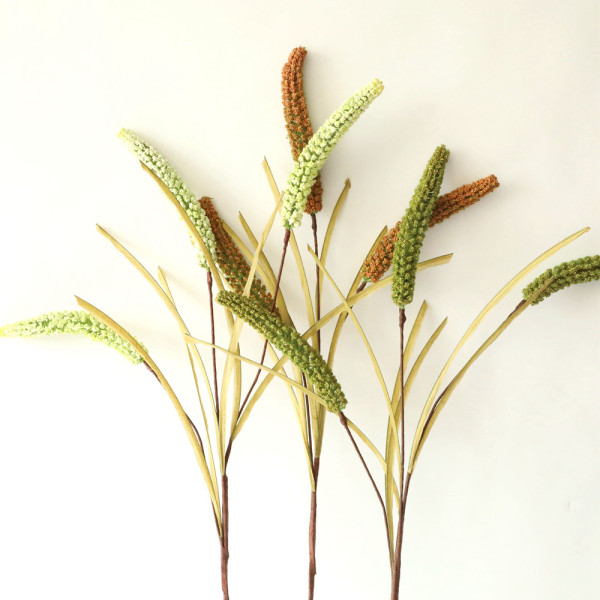 2021Holding cross-border fake flower millet simulation flower manufacturers home decoration wedding INS rose