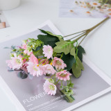 Wedding simulation bouquet artificial artificial flower cross border plant silk flower decoration window ornament small daisy