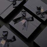 Eco-Friendly Kraft paper Jewelry Packaging Box with Bowknot Decoration