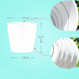 Factory Wholesale Plastic Root Control Flower Pot Thick Resin Breathable Household Potted Flowers Large Flower Pot