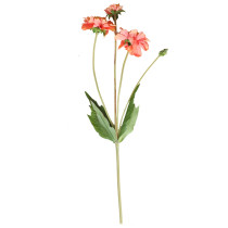 2021Manufacturer wholesale simulation flower rose export orchid fleshy family decoration wedding 4 fork windmill orchid