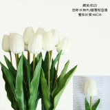 Pu tulip cross-border supply Amazon simulation flower manufacturer family decoration wedding hand held flowers