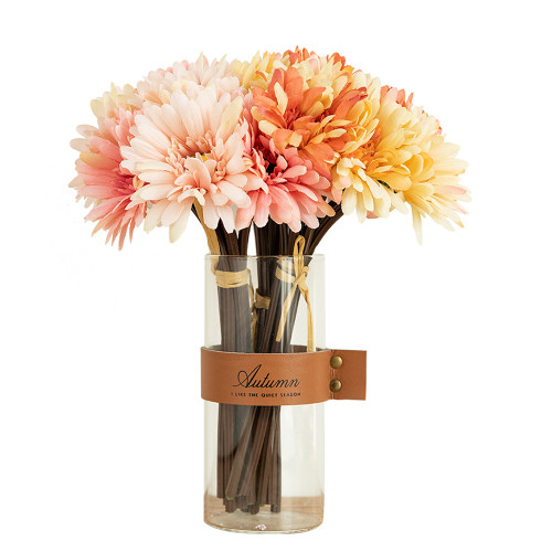 Manufacturer sales simulation flower wholesale Gerbera fake flower family wedding holding flower Fulang bouquet