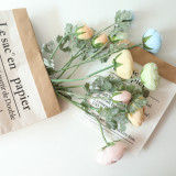Manufacturers recommend foreign trade Lulian tea rose simulation flower wedding wholesale silk flower export home decoration