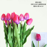 Pu tulip cross-border supply Amazon simulation flower manufacturer family decoration wedding hand held flowers