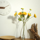 sunflower yellow flower, family decoration simulation flower manufacturer, wedding road guide flower wall