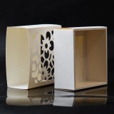 Unique Design Hollow Out Drawer Paper Box Packaging For Gift