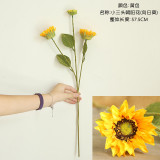 sunflower yellow flower, family decoration simulation flower manufacturer, wedding road guide flower wall