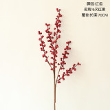 2021Wedding wholesale Christmas red fruit small Holly home decoration ins wind simulation flower manufacturer