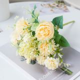 Wedding simulation bouquet artificial flower cross border silk flower decorative flower arrangement peony Hydrangea