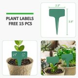 30 Packs 4 Inch Peat Pots Plant Starters for Seedling, Biodegradable Herb Seed Starter Pots Kit, Garden Germination Nursery Pots
