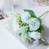 Wedding simulation bouquet artificial flower cross border silk flower decorative flower arrangement peony Hydrangea