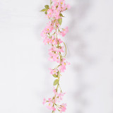 2021 manufacturer wholesale wall flower wedding decoration green leaf artificial rose vine