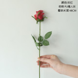 Imitation flower wholesale manufacturer fake flower hand feeling lover Mei family decoration wedding products PU rose