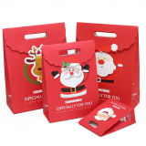 Christmas Paper Bags Gift Paper Bag Wholesale Custom Printed Paper Bags With Handle
