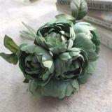 Wholesale imitation flowers artificial flower wedding supplies  hand held flowers, family decoration, peony round roses