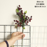 Berry olive fruit bean branch Christmas simulation flower manufacturer family decoration flower wall plant wall