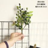Berry olive fruit bean branch Christmas simulation flower manufacturer family decoration flower wall plant wall