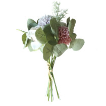 2021Green plant manufacturer imitation flower wholesale wedding decoration ins wind cross border rose handle flower