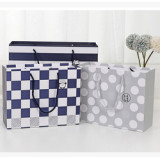 Big Circle Pattern Hair Extension Gift Paper Bag Packaging