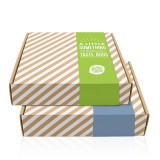 Carton Box For Packing Fold gift Courier Box Luxury Clothing Wig Boxes Custom Logo
