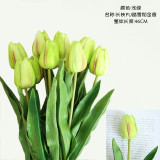 Pu tulip cross-border supply Amazon simulation flower manufacturer family decoration wedding hand held flowers
