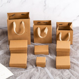 Factory price kraft paper bag  recyclable paper bag package custom size printing logo paper shopping bag