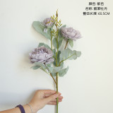 Peony macarone imitation flower manufacturer family decoration wedding holding road guide wall  flower