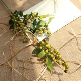 2021Wholesale small fresh  flower foreign trade flower arrangement family decoration wedding Christmas Berry