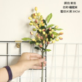 Berry olive fruit bean branch Christmas simulation flower manufacturer family decoration flower wall plant wall