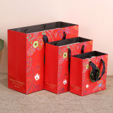 Wholesale Custom Full Color Printing Paper Shopping Gift Bag for Clothing