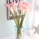 Manufacturer wholesale simulation flower hand holding flower foreign trade family decoration wedding long branch Calla