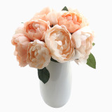 Wholesale imitation flowers artificial flower wedding supplies  hand held flowers, family decoration, peony round roses