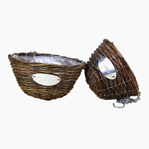 Hanging Orchid Pot Ornaments Hanging Rattan Woven Flower Pot Hanging Creative Hanging Rattan Hanging Basket Flower Pot