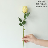 Imitation flower wholesale manufacturer fake flower hand feeling lover Mei family decoration wedding products PU rose