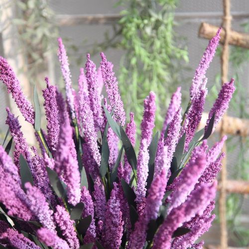2021Simulation flower manufacturer home decoration wedding hands flower road flower wall foam lavender
