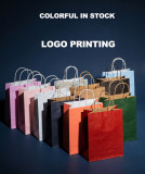 Eco-friendly Kraft Paper Bag Reusable Shopping HandBags